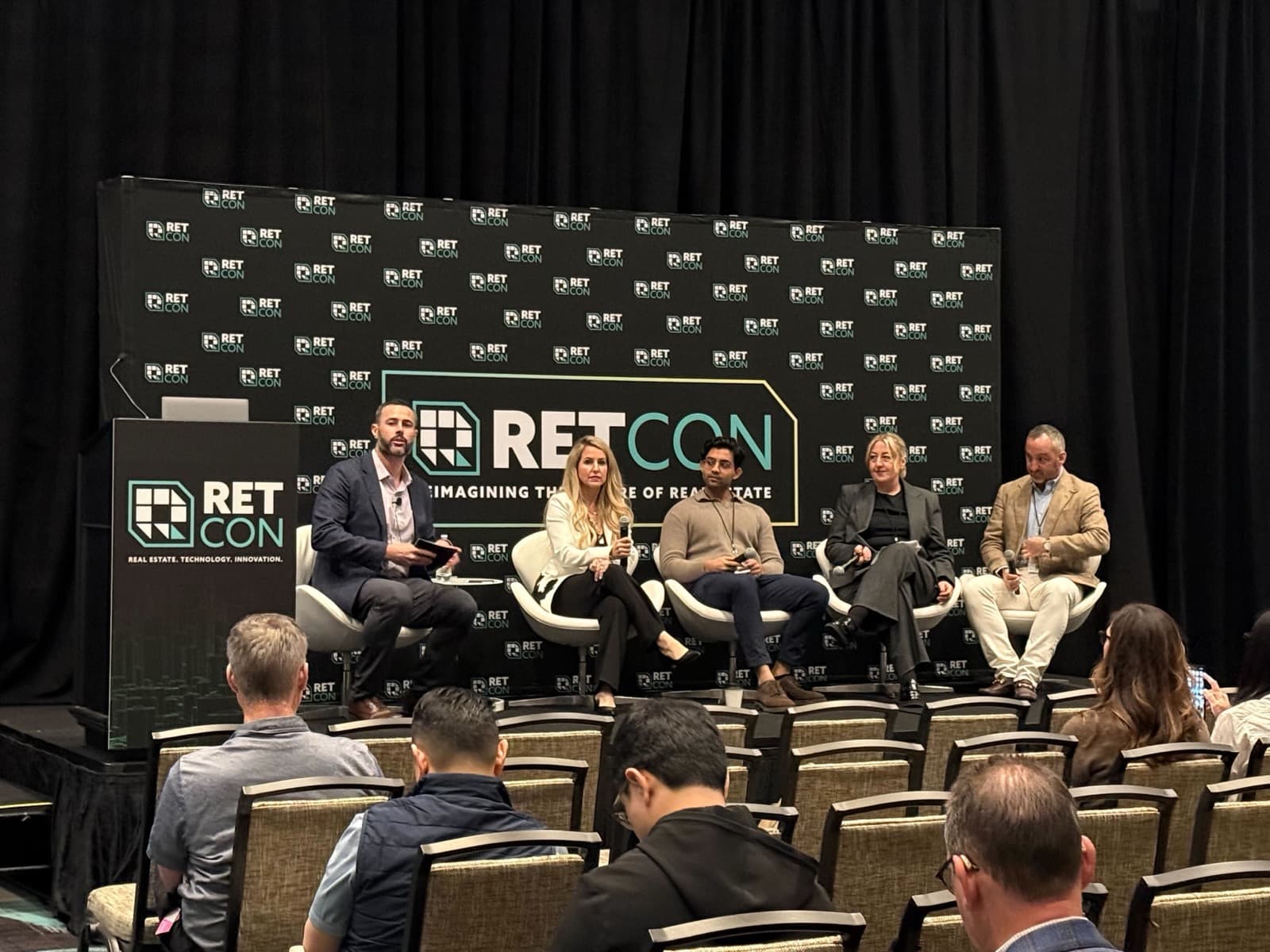 Bevado founder on a panel at RETCON
