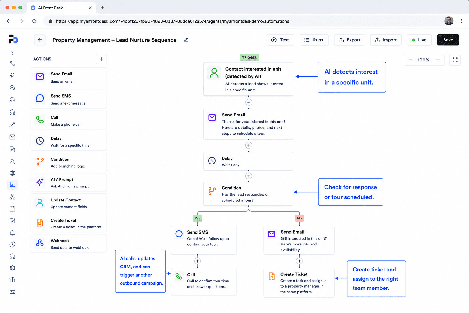 Bevado automation sequences powering growth outreach